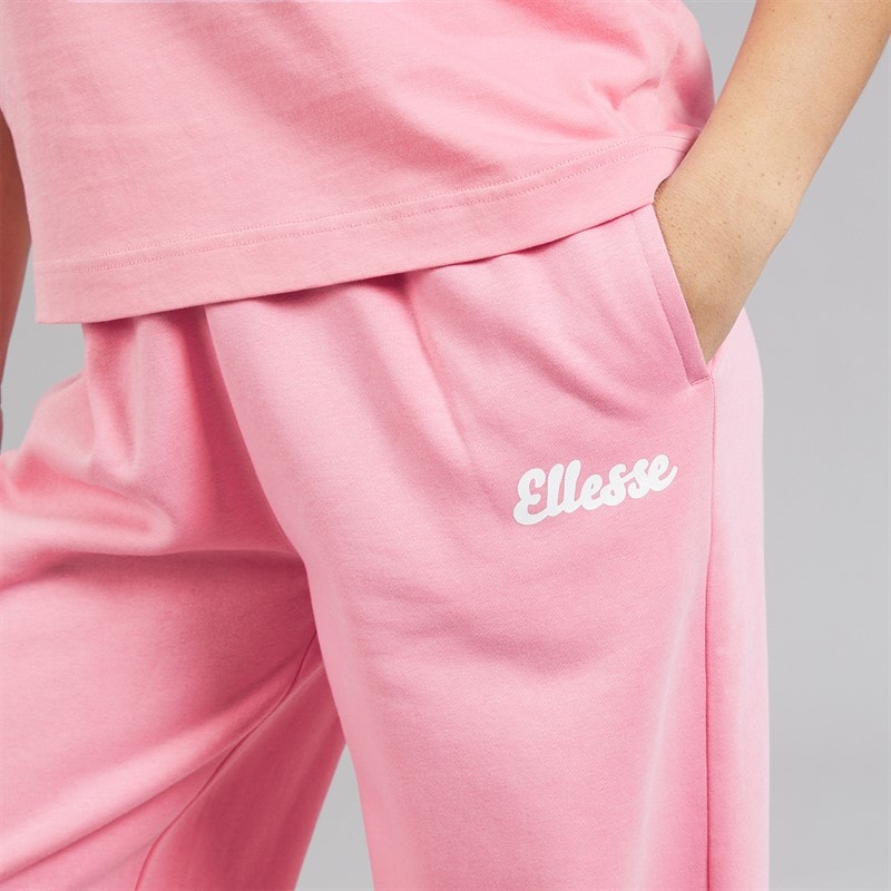 Womens Rochella Wide Leg Sweat Pants Bright Pink - Image 3