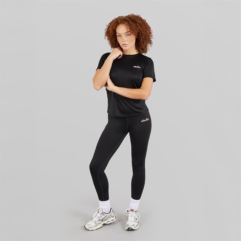 Womens Deana High Waisted Tight Leggings Black - Image 4
