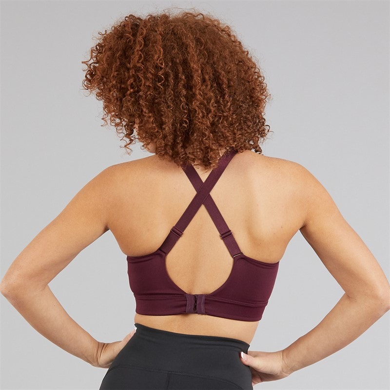 Womens Dory High Impact Sports Bra Dark Purple - Image 2