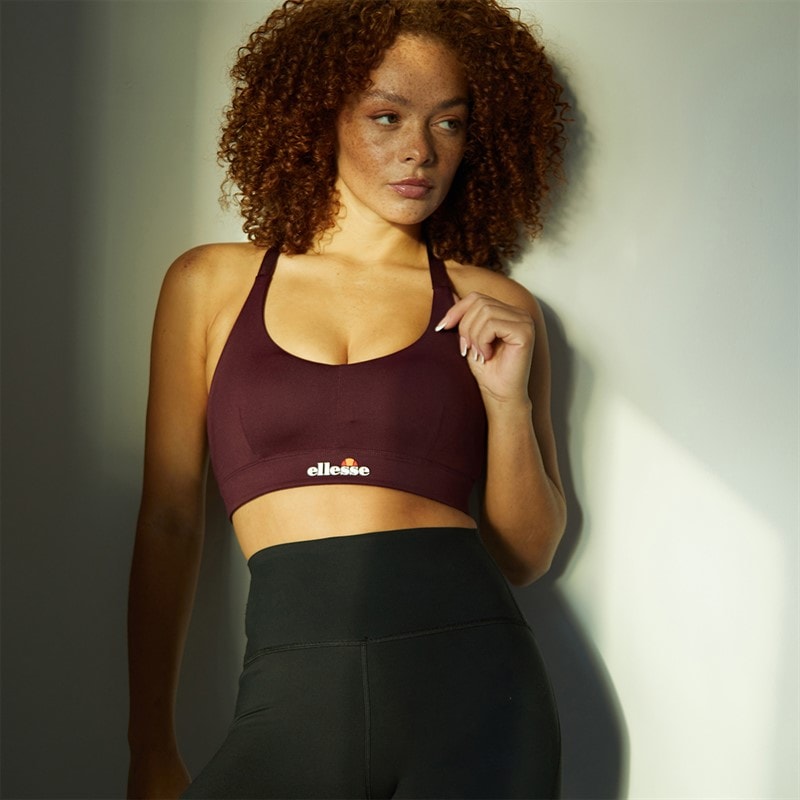 Womens Dory High Impact Sports Bra Dark Purple - Image 3