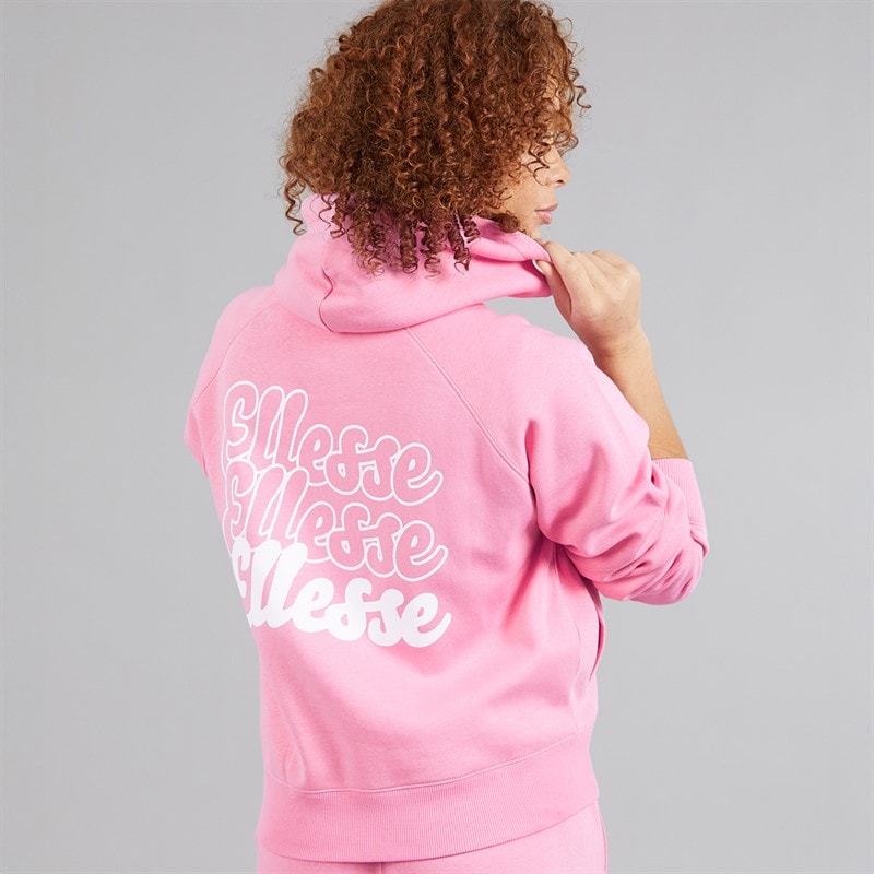 Womens Islah Hoodie Bright Pink - Image 3