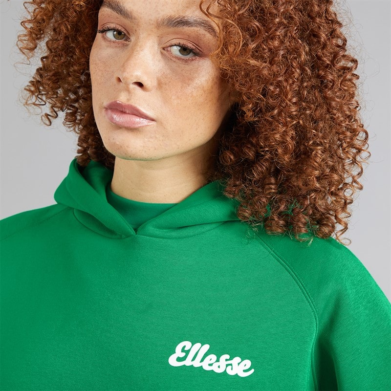 Womens Islah Hoodie Green - Image 3