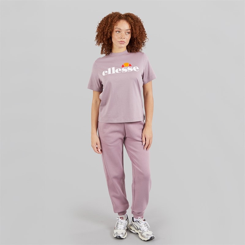 Womens Stauf Logo T-Shirt Light Purple - Image 4