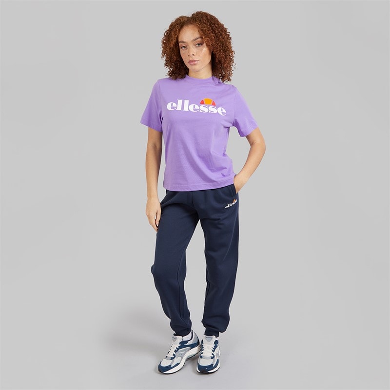 Womens Stauf Logo T-Shirt Purple - Image 4