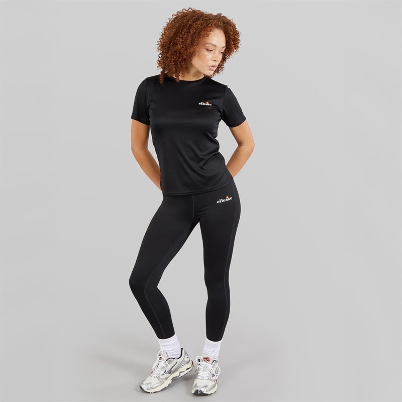 Womens Dianne Poly T-Shirt Black - Image 3
