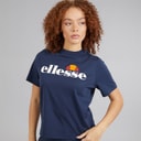 Womens Stauf Logo T-Shirt Navy