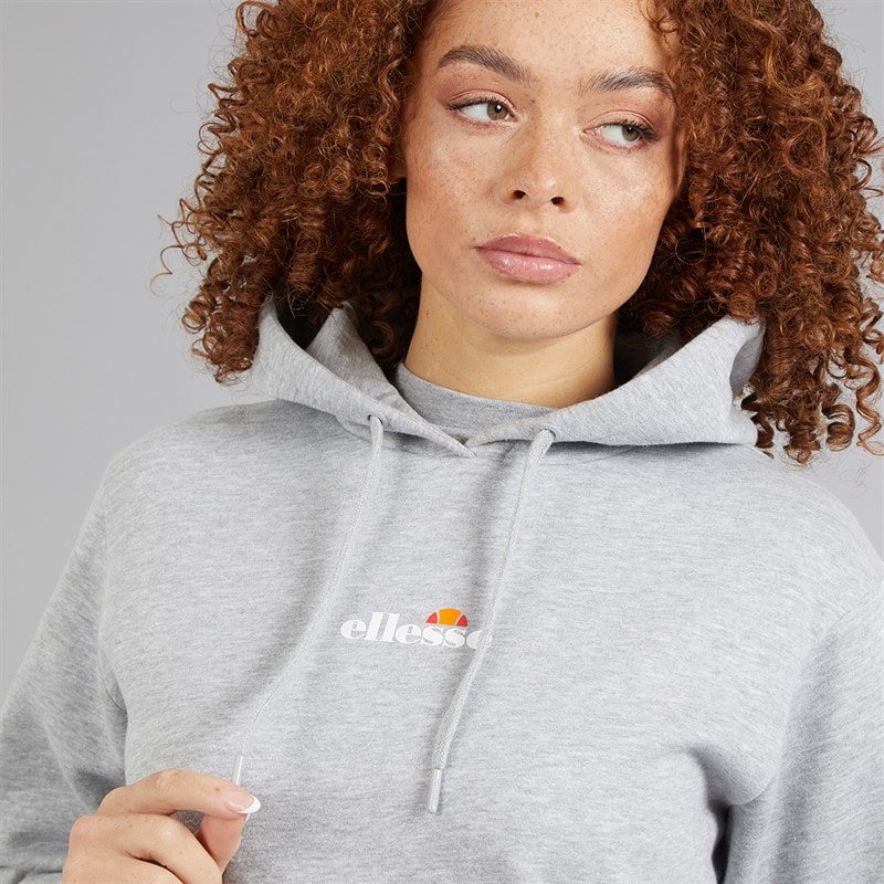 Womens Jazana 2 Hoodie Light Grey Marl - Image 3