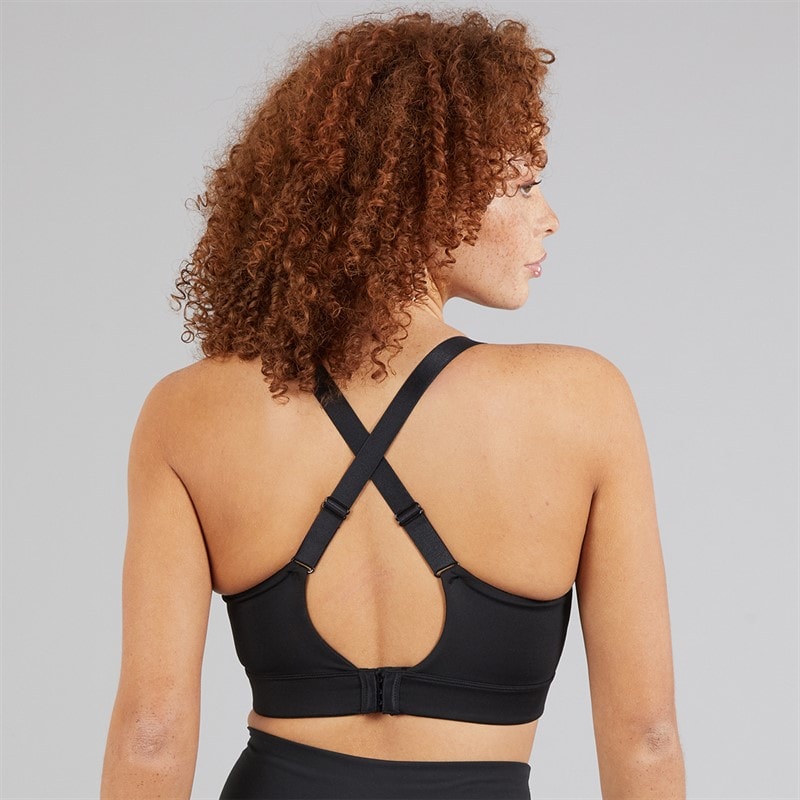 Womens Dory High Impact Sports Bra Black - Image 2