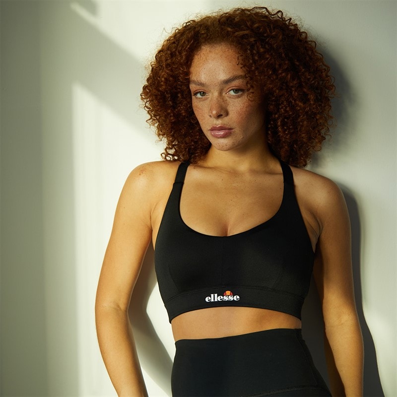 Womens Dory High Impact Sports Bra Black - Image 3