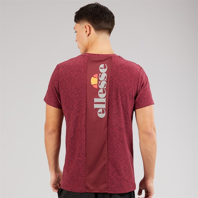 Mens Dundalk Running Top Burgundy Marl - Image 2