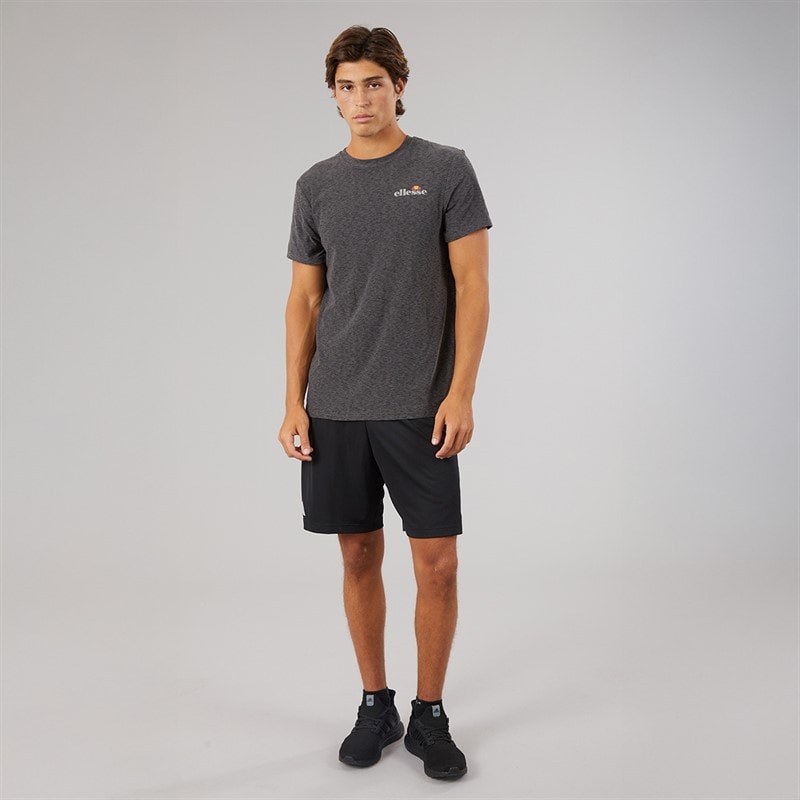 Mens Dundalk Running Top Black Marl - Image 4