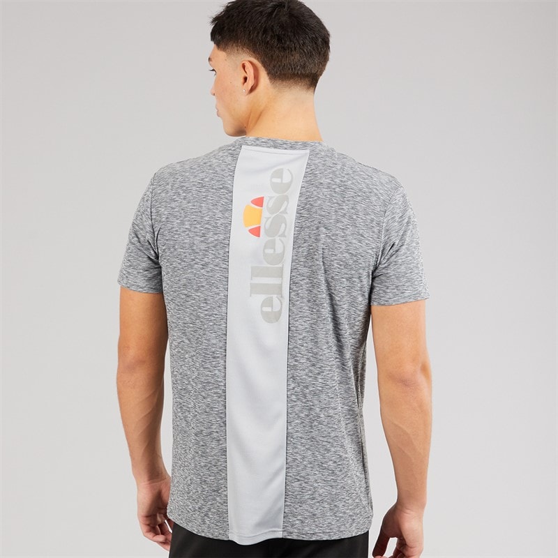 Mens Dundalk Running Top Light Grey Marl - Image 2