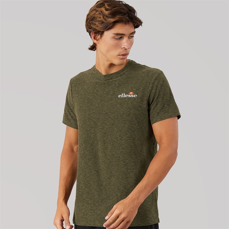 Mens Dundalk Running Top Khaki Marl - Image 2