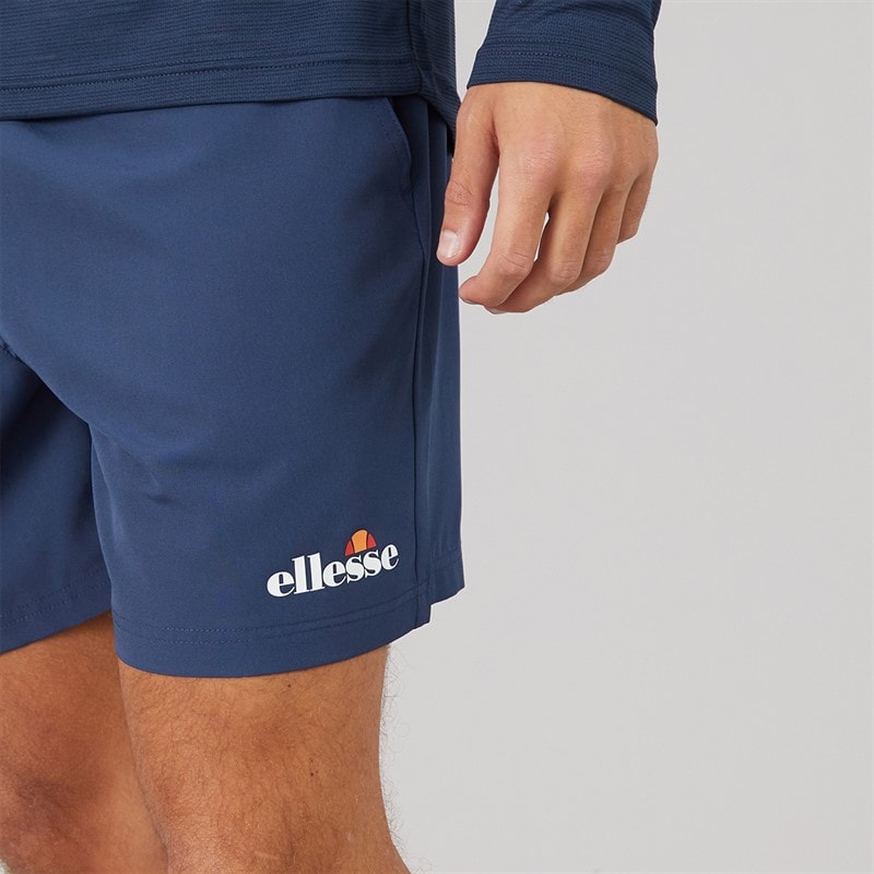 Mens Beveth 7 Inch Running Shorts Navy - Image 3