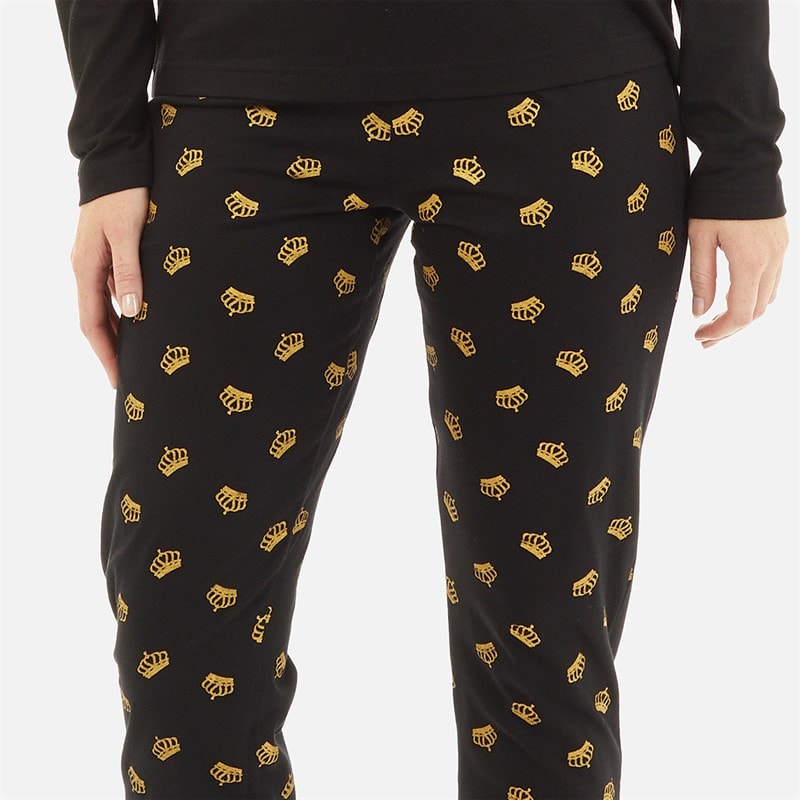 Mens Matching King Pyjama Set Black - Image 5