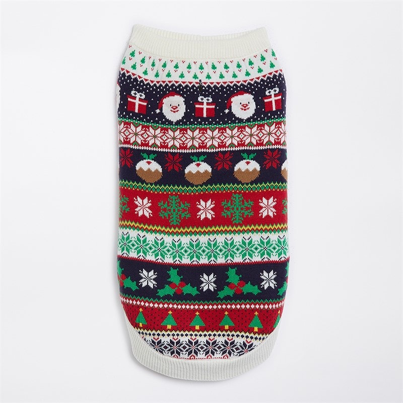 Dog Jacquard Christmas Jumper Multi - Image 3