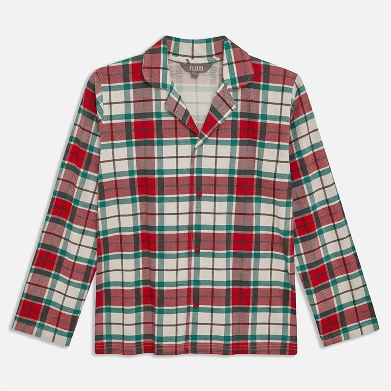 Junior Family Jersey Checked Set Multi Check - Image 2