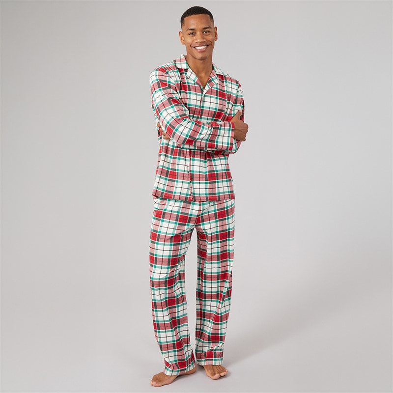 Mens Family Jersey Checked Set Multi Check - Image 3