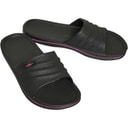 Womens Sliders Black/Pink