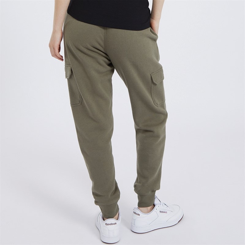 Womens Cargo Joggers Khaki - Image 2
