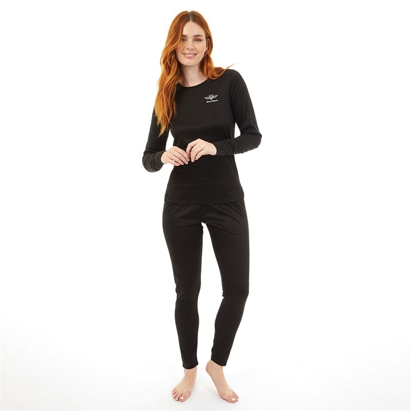 Womens Baselayer Set Black - Image 4