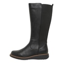Womens Lisa Knee High Wedge Boots Black