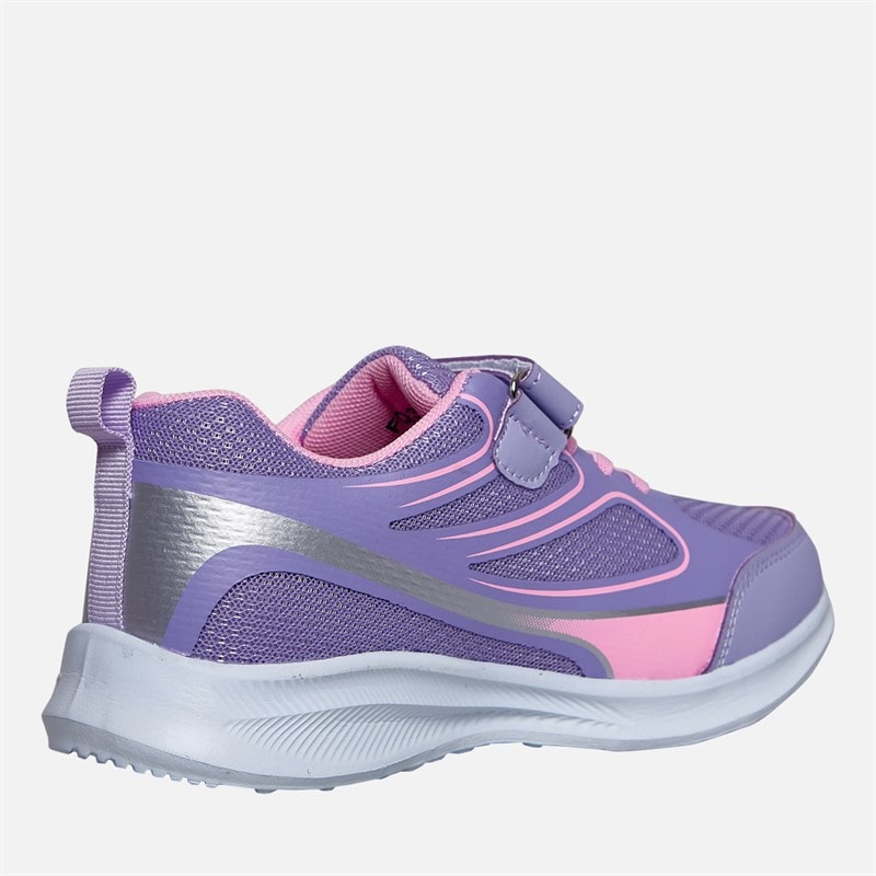 Board Angels Girls Trainers Lilac - Image 5
