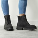 Womens Mitton Boots Black