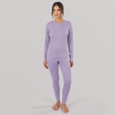 Womens Baselayer Set Dusky Purple
