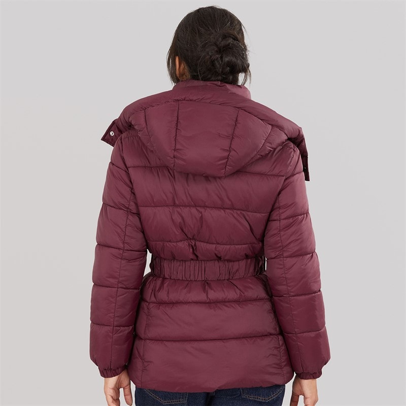 Womens Belted Jacket Burg - Image 2