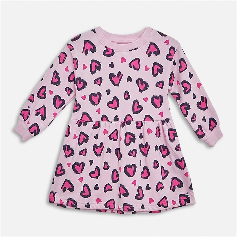 Girls Two Pack AOP Jumper Dresses Multi - Image 2