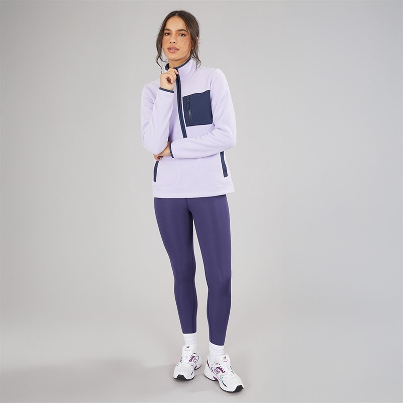 Womens Contrast Fleece Multi - Image 4