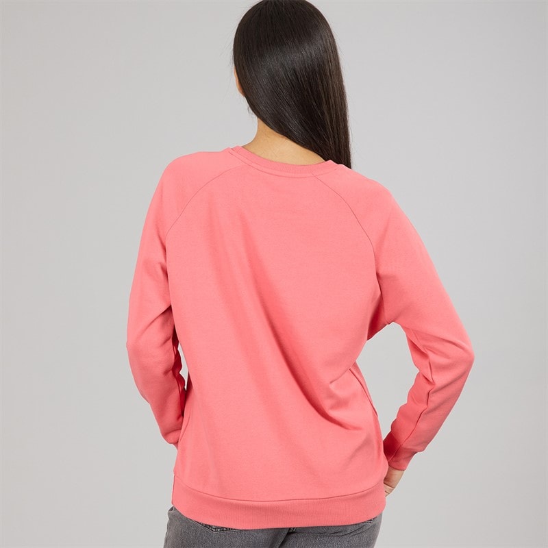 Womens Crew Neck Sweatshirt Pink Icing - Image 2