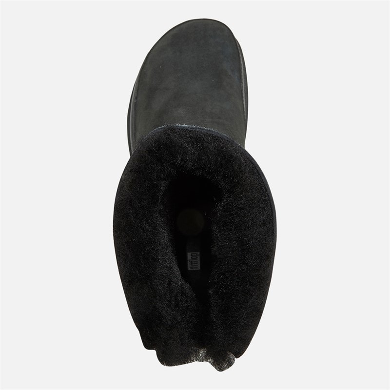 Womens Gen-FF Mini Double-Faced Shearling Boots All Black - Image 4