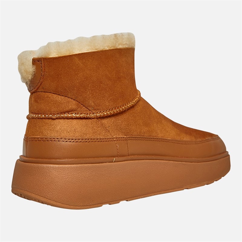 Womens Gen-FF Ultra-Mini Double-Faced Shearling Boots Desert Tan - Image 5