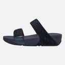 Womens Lulu Glitz Sliders Midnight Navy