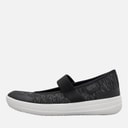 Womens Uberknit Mary Jane Shoes Black/Soft Grey