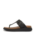 Mens Gen FF Buckle Toe Post Sandals Black