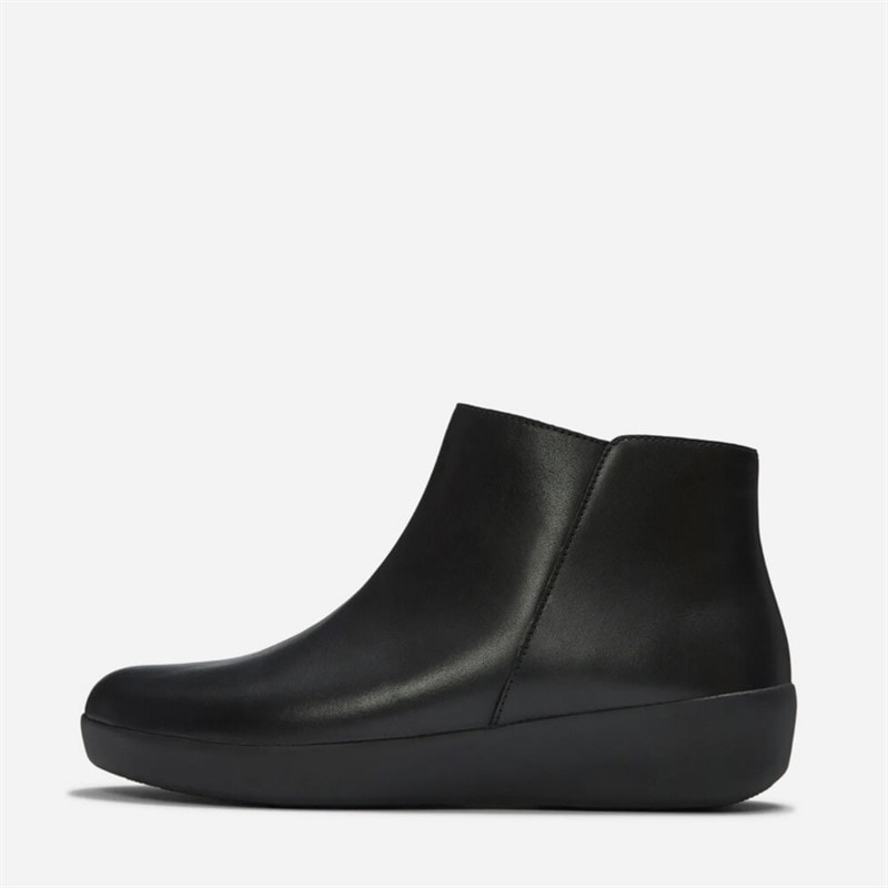 FitFlop Womens Flowform Ankle Boots All Black