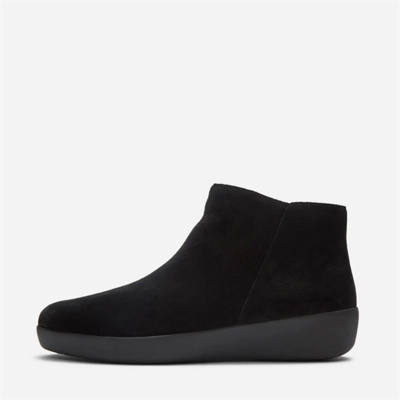 FitFlop Womens Flowform Ankle Boots Black