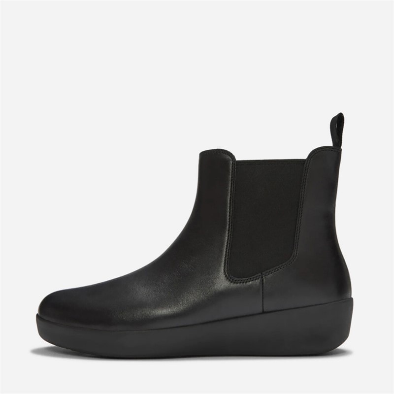 FitFlop Womens Flowform Chelsea Boots All Black