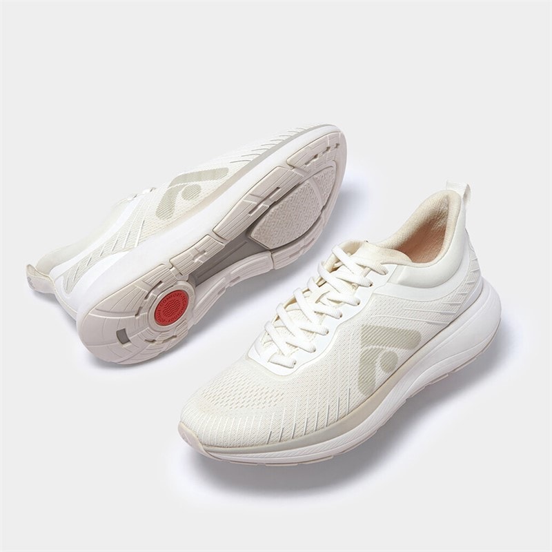 Womens FF Mesh Running Trainers Urban White - Image 2