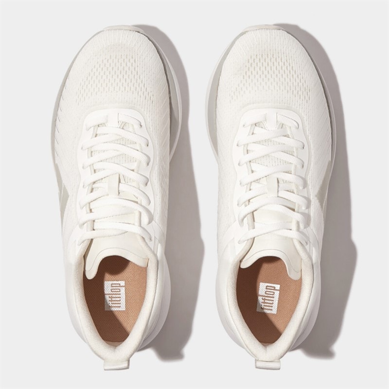 Womens FF Mesh Running Trainers Urban White - Image 4
