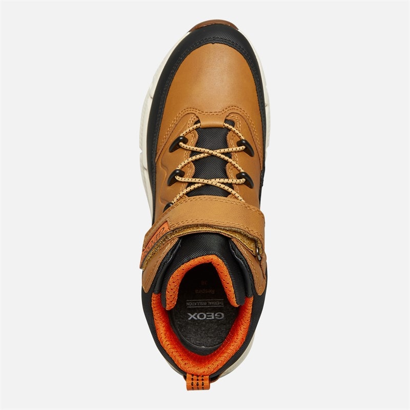 Junior Boys Flexypher Plus Boots Dark Yellow/Black - Image 4