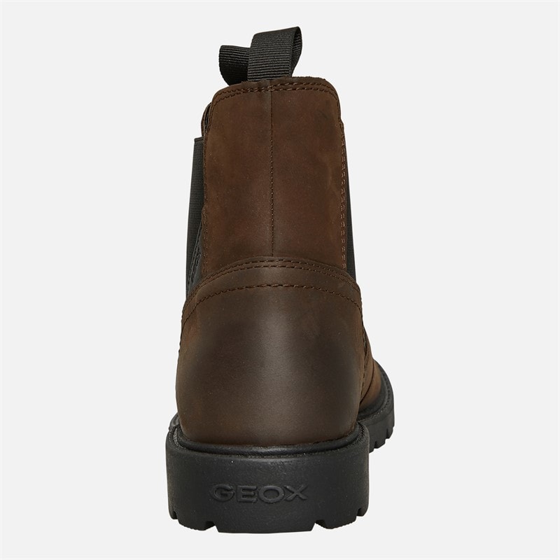 Junior Boys Shaylax Chelsea Boots Coffee/Black - Image 3