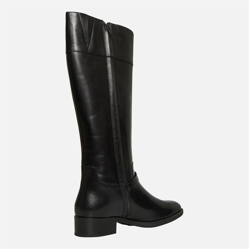 Womens Felicity Knee High Boots Black - Image 5