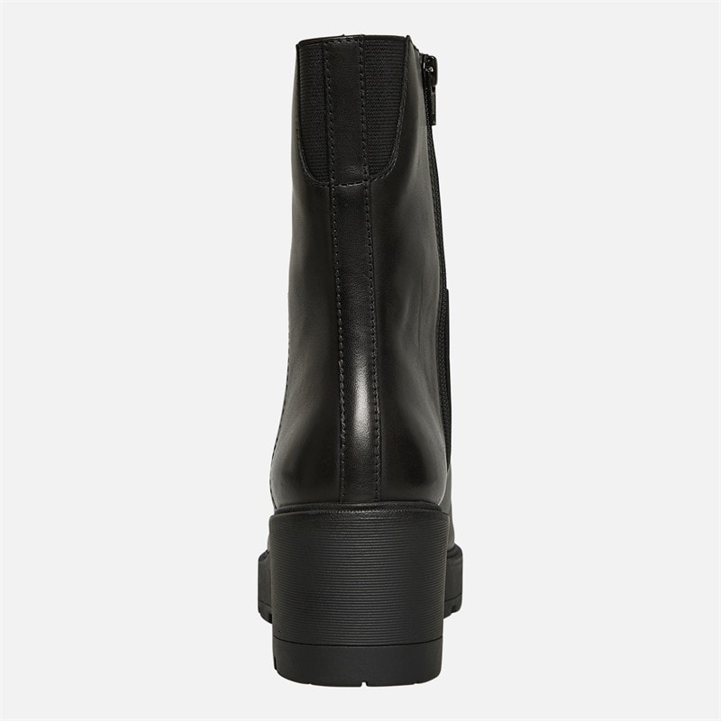 Womens Miereille Wedge Heel Ankle Boots Black - Image 4