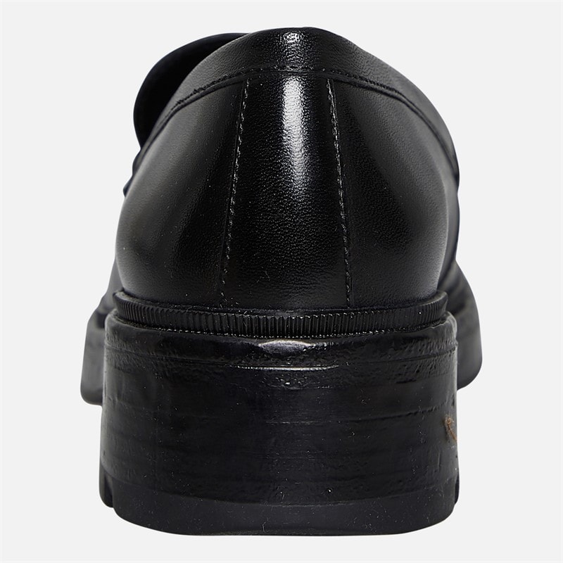 Womens Swelen Chunky Loafers Black - Image 4