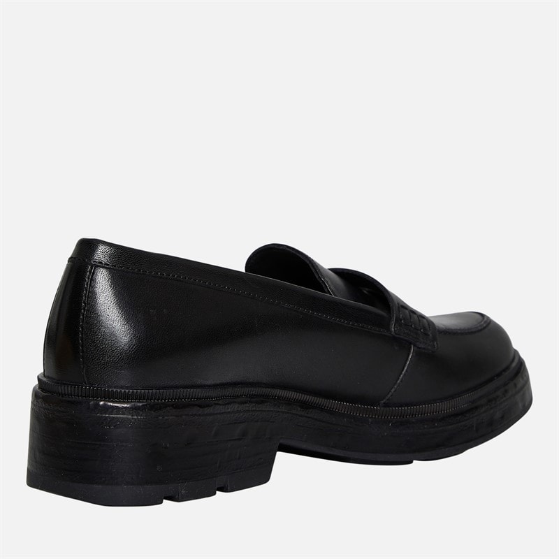 Womens Swelen Chunky Loafers Black - Image 5