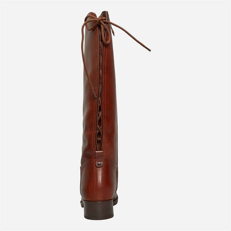 Womens Felicity Knee High Stretch Boots Brown - Image 4